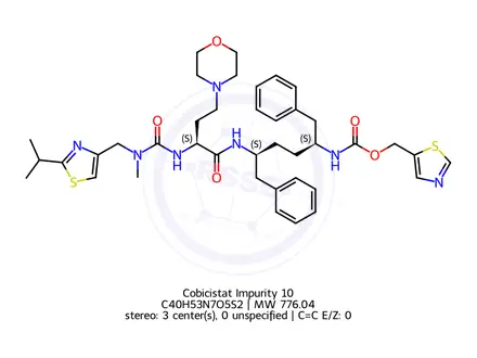 Chemical structure of Cobicistat Impurity 10