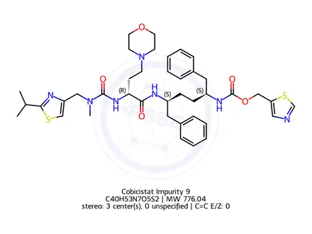 Chemical structure of Cobicistat Impurity 9