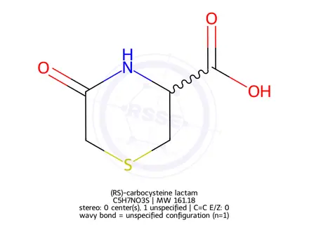 Chemical structure of Carbocisteine Impurity 1