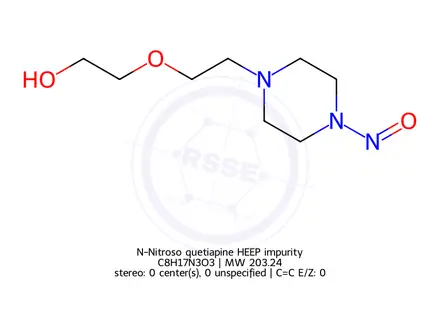 Chemical structure of Nitrosamine impurities