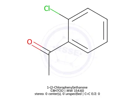 Chemical structure of 2'-Chloroacetophenone