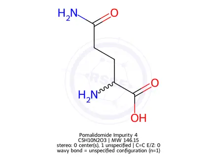 Chemical structure of Pomalidomide Impurity 4