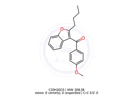 Chemical structure of Methoxy Amiodarone