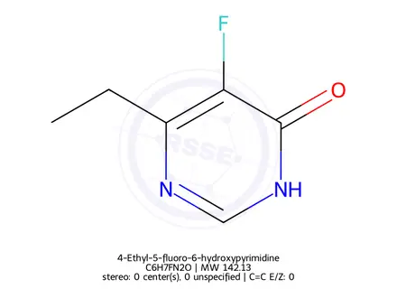 Chemical structure of 4-Ethyl-5-fluoro-6-hydroxypyrimidine