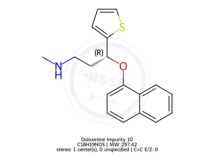 Chemical structure of Duloxetine Impurity A