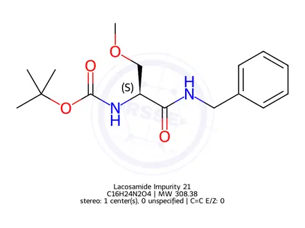 Chemical structure of Lacosamide Impurity 21