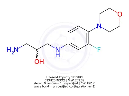 Chemical structure of Linezolid Impurity 61