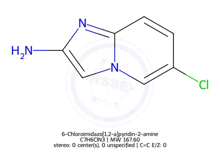 Chemical structure of 6-Chloroimidazo[1,2-a]pyridin-2-amine