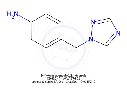 Chemical structure of 1-(4-Aminobenzyl)-1,2,4-triazole