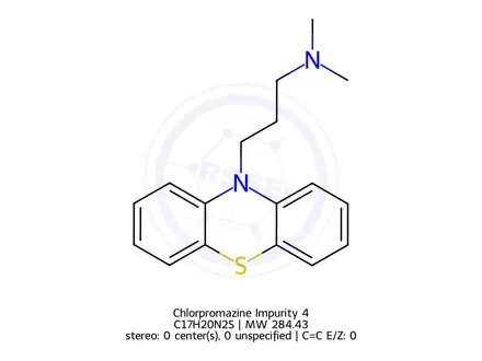 Chemical structure of Chlorpromazine Impurity 3