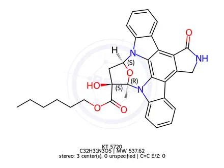 Chemical structure of KT 5720