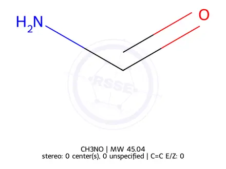 Chemical structure of Formamide