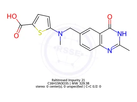 Chemical structure of Raltitrexed Impurity 21