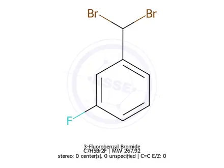 Chemical structure of 3-Fluorobenzal Bromide