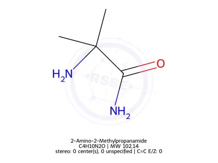 Chemical structure of 2-Amino-2-Methylpropanamide