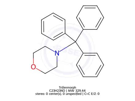 Chemical structure of Trifenmorph