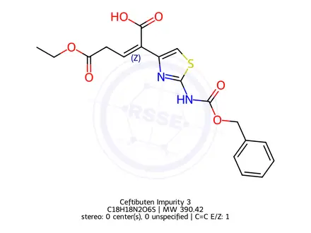 Chemical structure of Ceftibuten Related Impurity 3