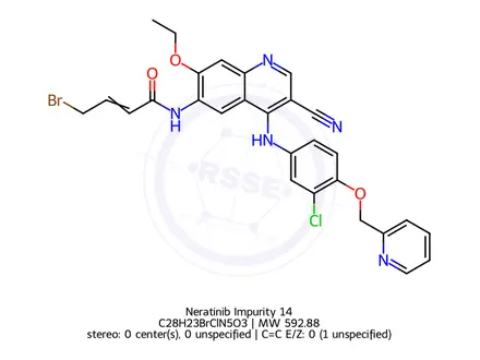 Chemical structure of Neratinib Impurity 14
