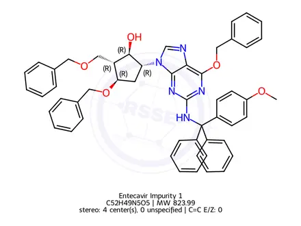 Chemical structure of Entecavir Impurity 1