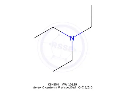 Chemical structure of Triethylammonium Phosphate