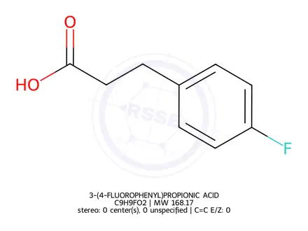 Chemical structure of 3-(4-FLUOROPHENYL)PROPIONIC ACID