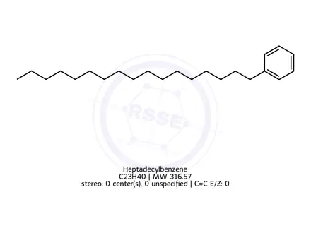 Chemical structure of Heptadecylbenzene
