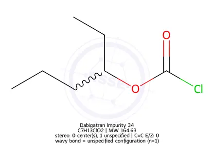 Chemical structure of Dabigatran Impurity 35