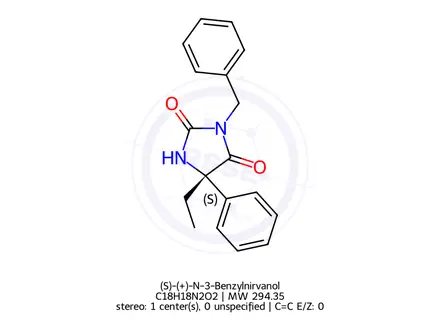 Chemical structure of (S)-(+)-N-3-benzylnirvanol