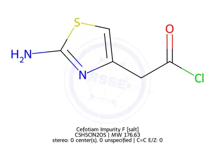 Chemical structure of Cefotiam Impurity F