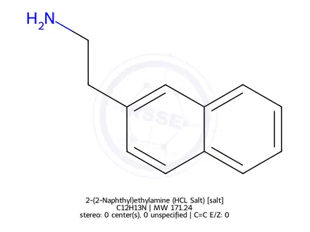 Chemical structure of 2-(2-Naphthyl)ethylamine hydrochloride