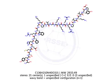 Chemical structure of Tetracosactide