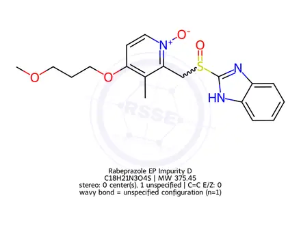 Chemical structure of Rabeprazole EP Impurity D