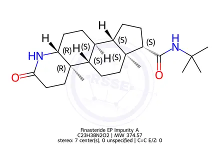 Chemical structure of Finasteride EP Impurity A