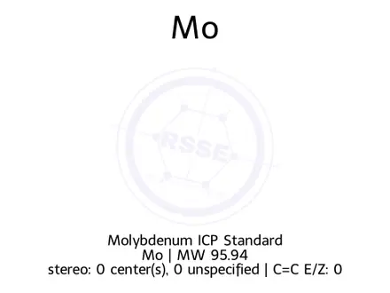 Chemical structure of Molybdenum ICP Standard