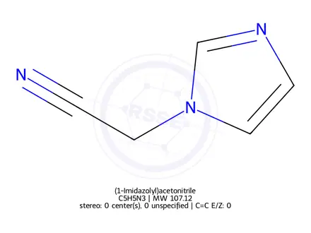 Chemical structure of (1-Imidazolyl)acetonitrile