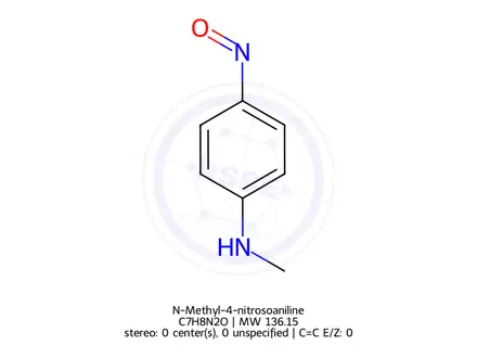 Chemical structure of N-Methyl-4-nitrosoaniline