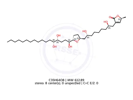 Chemical structure of Annopentocin A