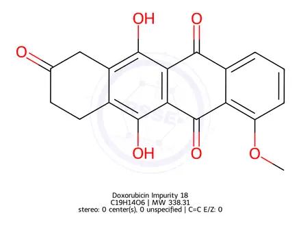 Chemical structure of Doxorubicin Impurity 18