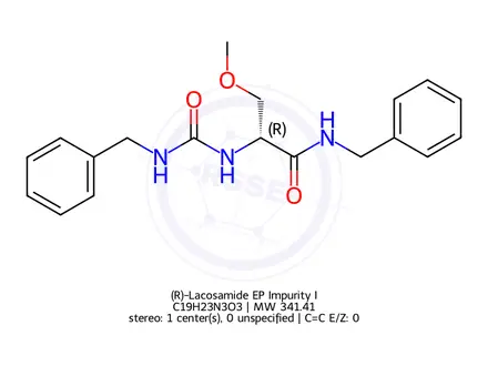 Chemical structure of (R)-Lacosamide EP Impurity I