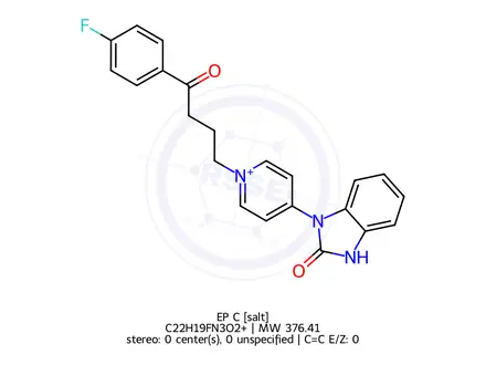 Chemical structure of 1,2,3,6-Tetra-dehydro Droperidol