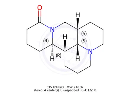 Chemical structure of Matrine