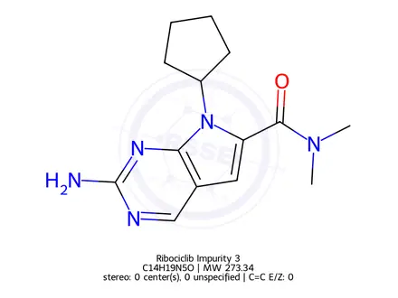 Chemical structure of Ribociclib Impurity 3