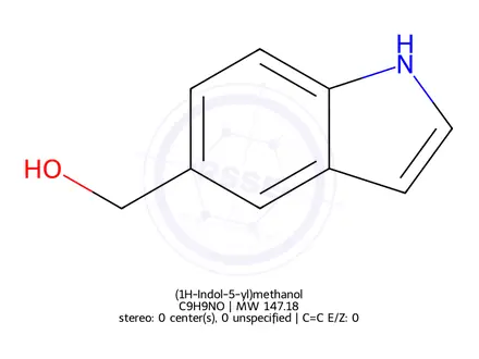 Chemical structure of (1H-Indol-5-yl)methanol