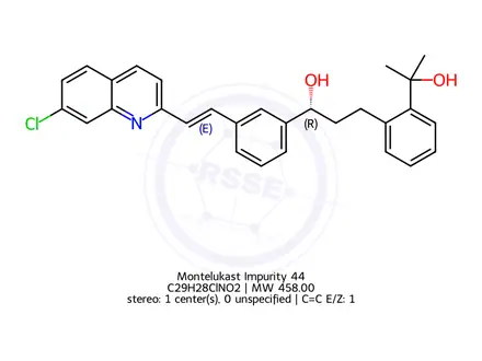 Chemical structure of Montelukast Impurity 44