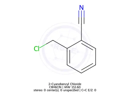 Chemical structure of 2-Cyanobenzyl Chloride