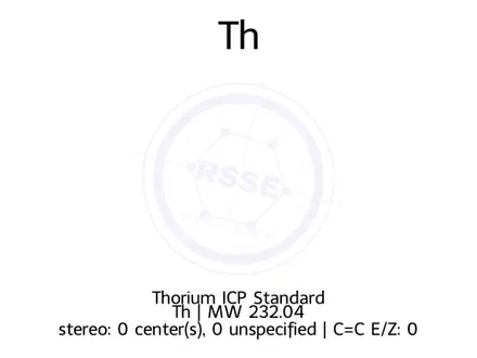 Chemical structure of Thorium ICP Standard