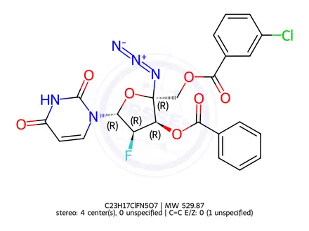 Chemical structure of Azvudine Impurity 2