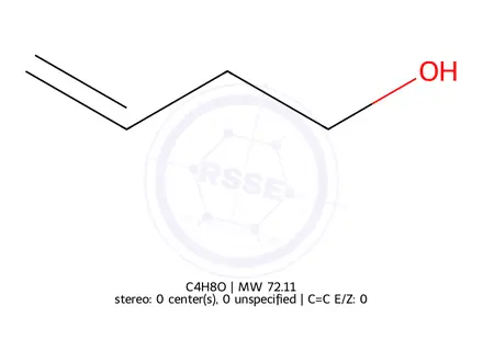 Chemical structure of 3-Buten-1-ol