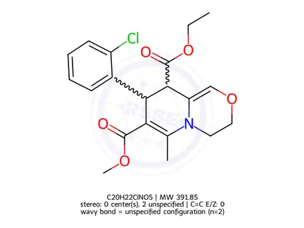 Chemical structure of Amlodipine Impurity 45