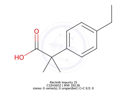 Chemical structure of Alectinib Impurity 15